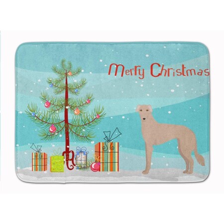 Carolines Treasures Tan Longdog Christmas Tree Machine Washable Memory Foam Mat CK3848RUG